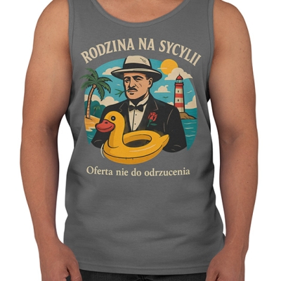 TANK TOP WAKACYJNY  Rodzina na Sycylii